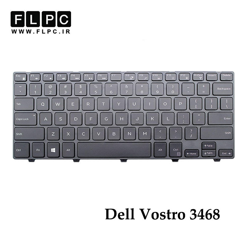 کیبورد لپ تاپ دل Dell Vostro 3468 مشکی- بافریم