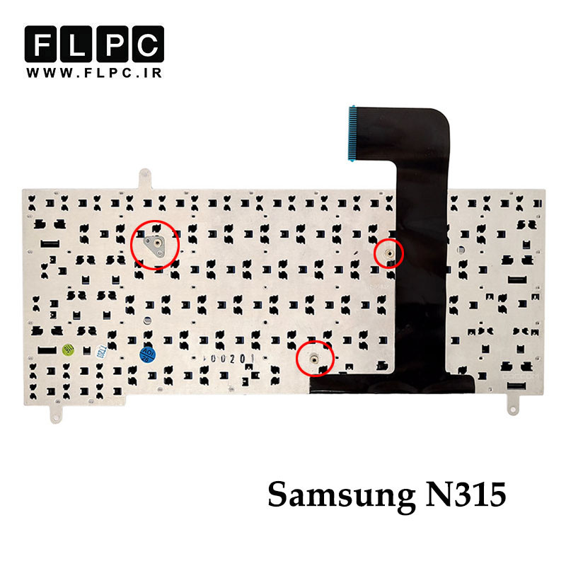 کیبورد لپ تاپ سامسونگ Samsung N315 مشکی- بدون فریم- اینترکوچک
