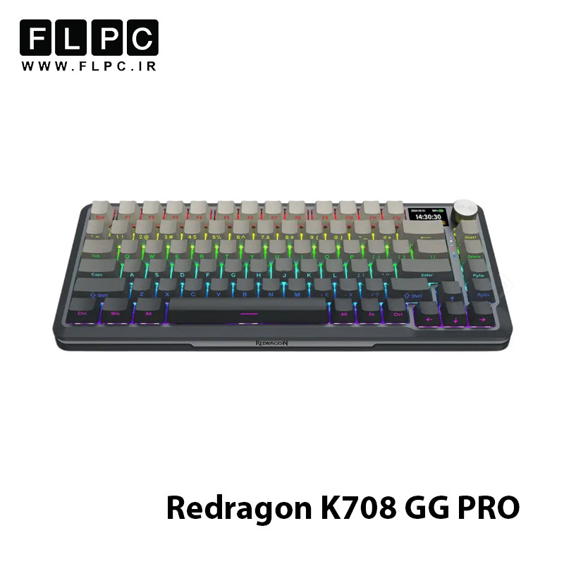 کیبورد بی سیم گیمینگ ردراگون مدل Redragon FLEKACT K708 GG PRO