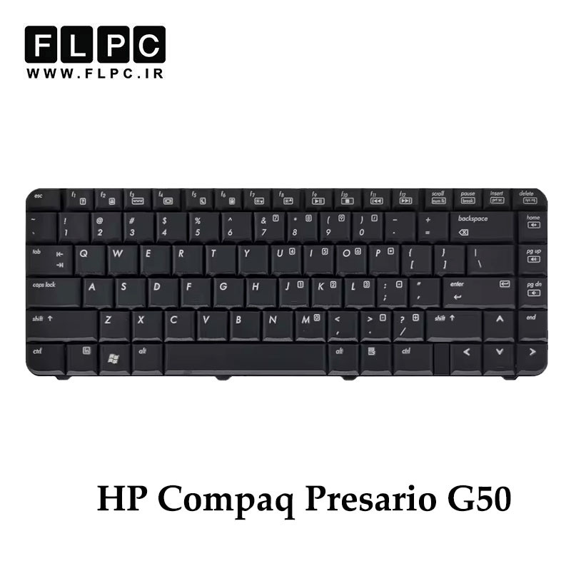 کیبورد لپ تاپ اچ پی HP Compaq Presario G50 مشکی