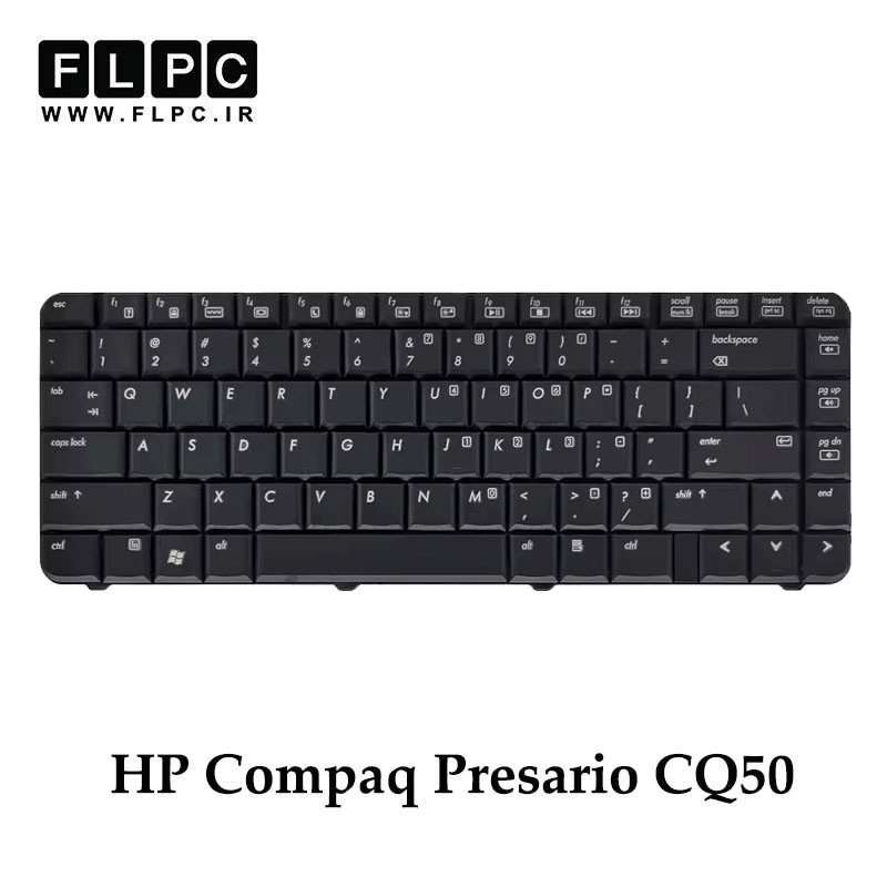 کیبورد لپ تاپ اچ پی HP Compaq Presario CQ50 مشکی