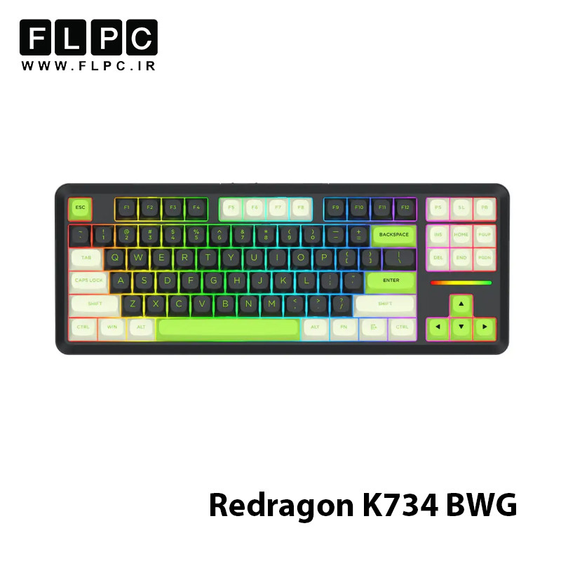 کیبورد بی سیم گیمینگ ردراگون مدل Redragon K734 BWG