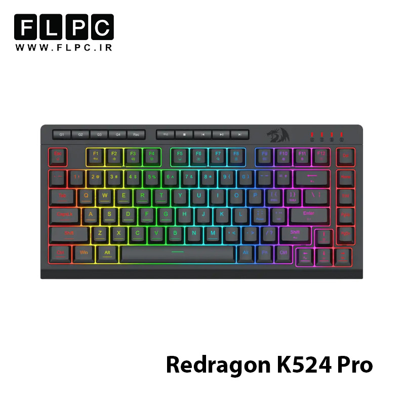 کیبورد بی سیم گیمینگ ردراگون مدل Redragon K524 Pro