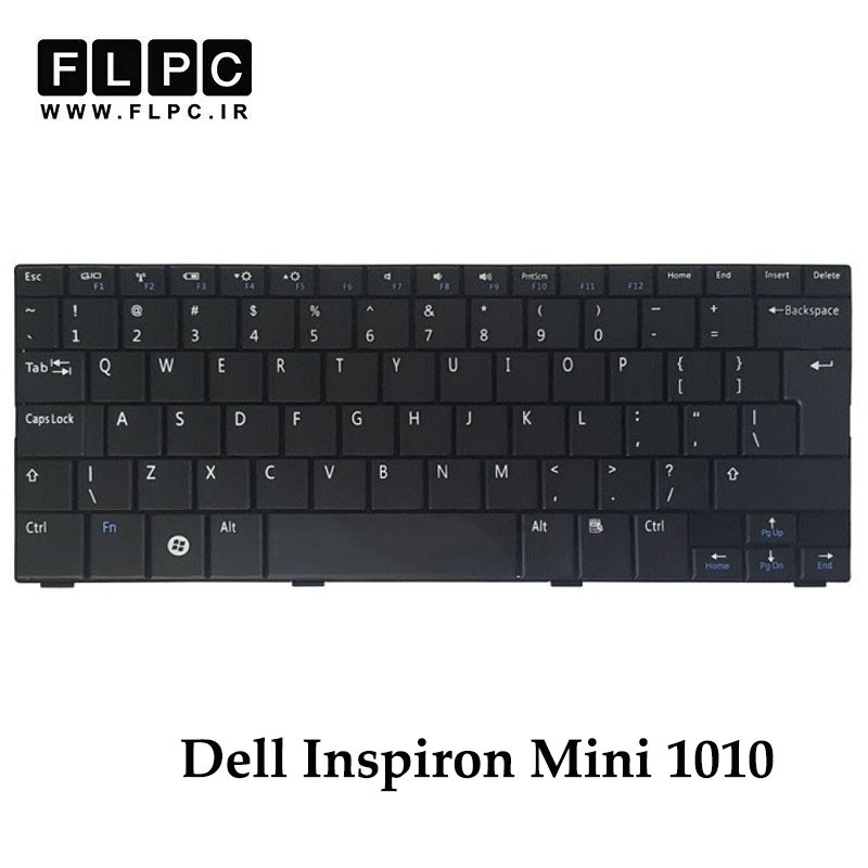 کیبورد لپ تاپ دل Dell Inspiron Mini 1010 مشکی