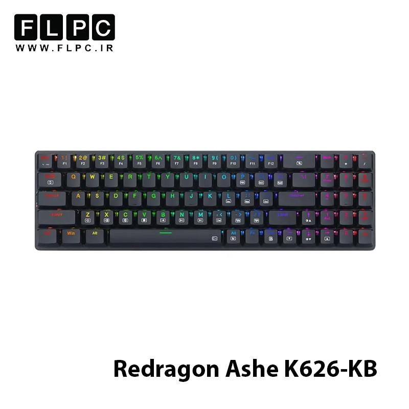 کیبورد گیمینگ ردراگون مدل Redragon Ashe K626-KB