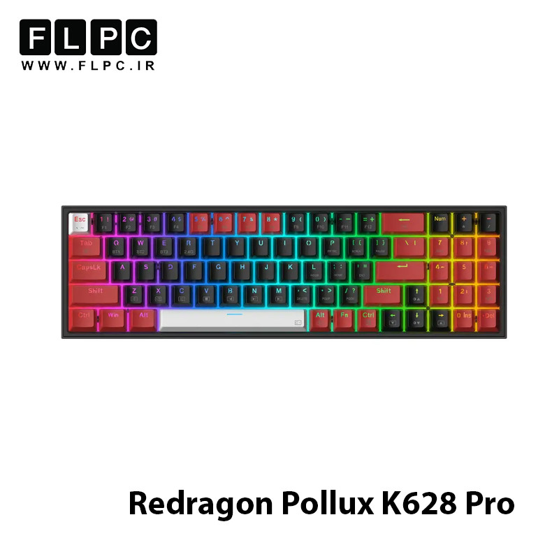 کیبورد گیمینگ ردراگون مدل Redragon Pollux K628 Pro RGB