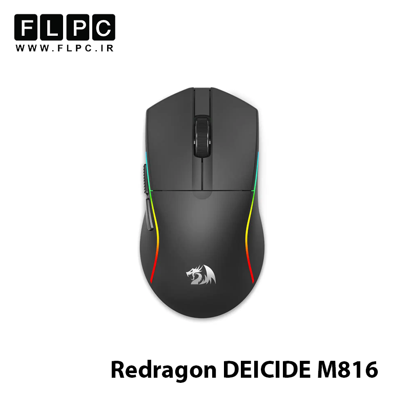 موس بی سیم گیمینگ ردراگون مدل Redragon DEICIDE M816