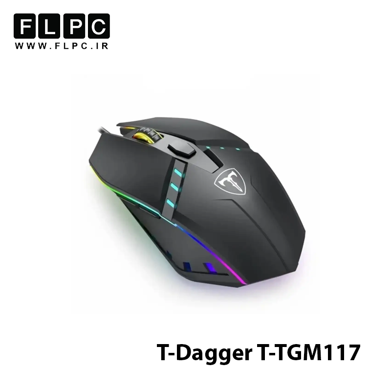 موس سیمی گیمینگ تی دگر مدل T-Dagger Shadow T-TGM117