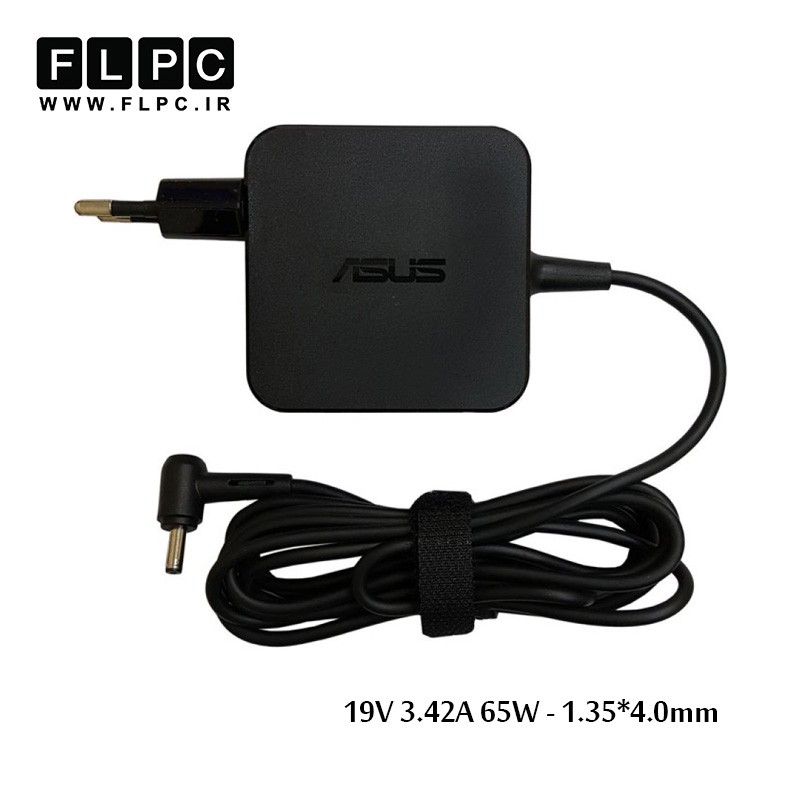 آداپتور لپ تاپ ایسوس Asus 19V 3.42A _4.0*1.35 زنبوکی سر فیش بزرگ مربعی- برند GIMO Plus