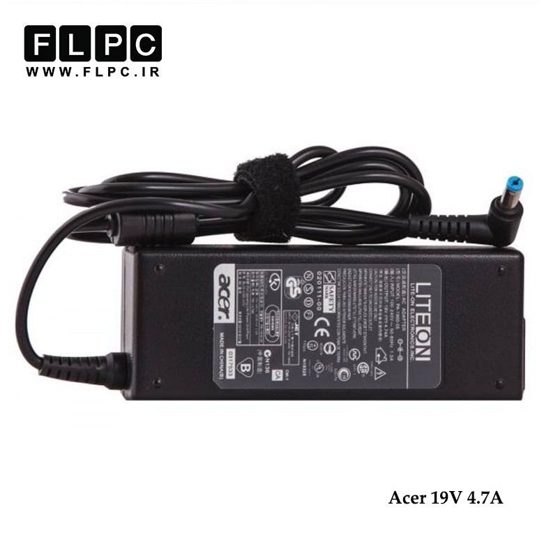 آداپتور لپ تاپ ایسر Acer 19V 4.7A _5.5*1.7 گارانتی بیمه ایران