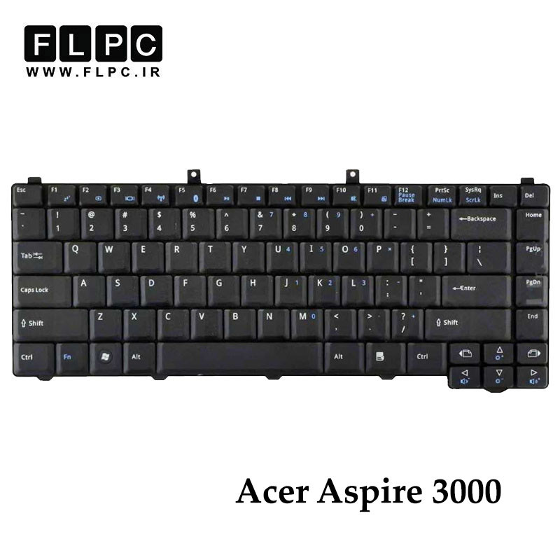 کیبورد لپ تاپ ایسر Acer Aspire 3000 مشکی- بدون فریم