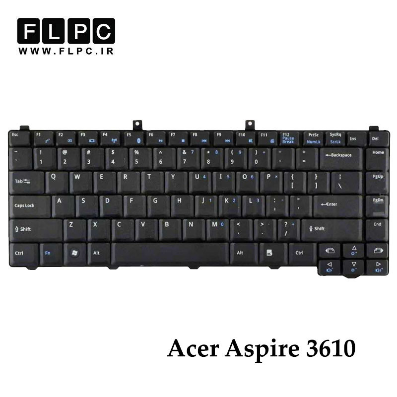 کیبورد لپ تاپ ایسر Acer Aspire 3610 مشکی- بدون فریم