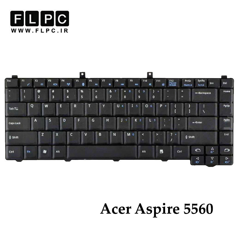 کیبورد لپ تاپ ایسر Acer Aspire 5560 مشکی- بدون فریم