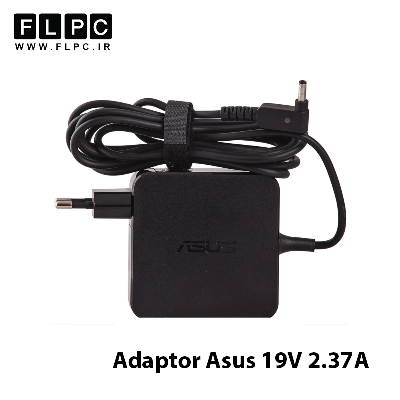 آداپتور لپ تاپ ایسوس Asus 19V 2.37A _3.0x1.1 مربعی گارانتی بیمه ایران