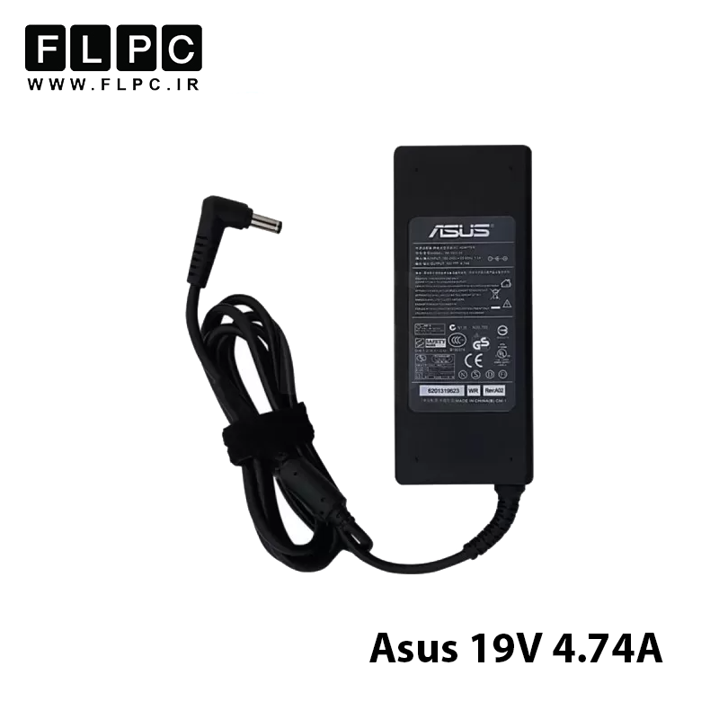آداپتور لپ تاپ ایسوس Asus 19V 4.74A _5.5x2.5 گارانتی بیمه ایران