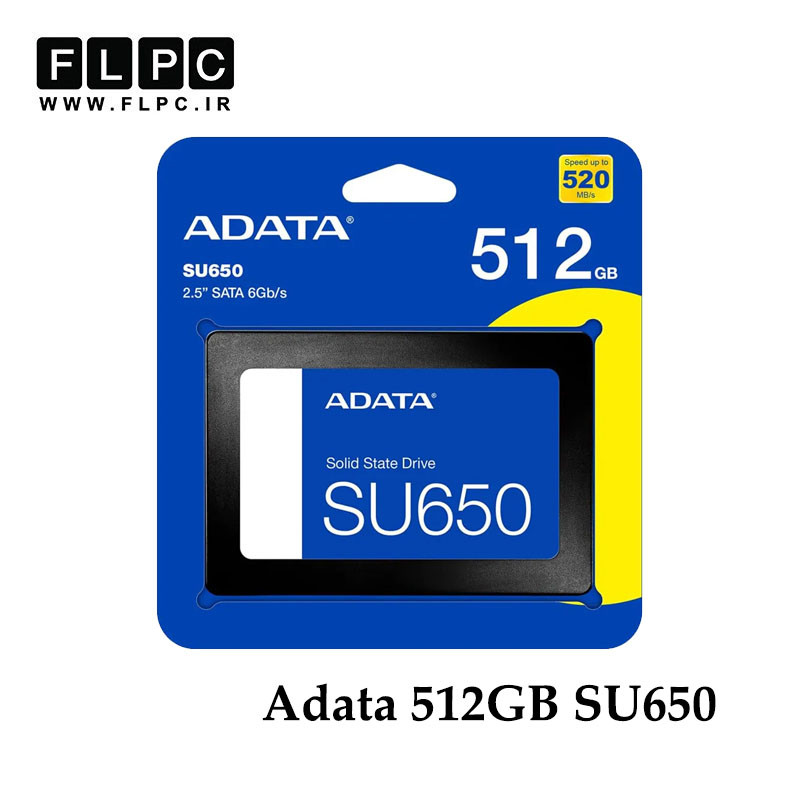 هارد SSD لپ تاپ 512 گیگابایت Adata مدل SU650