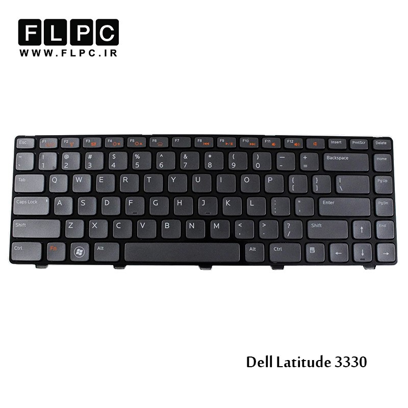 کیبورد لپ تاپ دل Dell Latitude 3330 مشکی- بافریم- با بک لایت