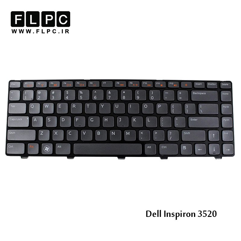 کیبورد لپ تاپ دل Dell Inspiron 3520 مشکی- بافریم- با بک لایت
