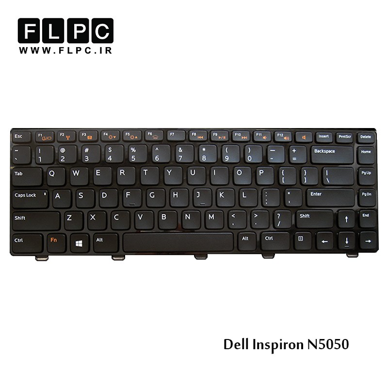 کیبورد لپ تاپ دل Dell Inspiron N5050 مشکی- بافریم- با بک لایت
