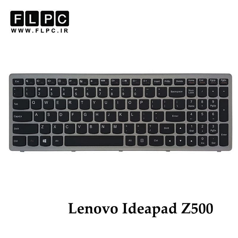 migrated_img_73764 کیبورد لپ تاپ لنوو Lenovo Ideapad Z500 مشکی- بافریم نوک مدادی