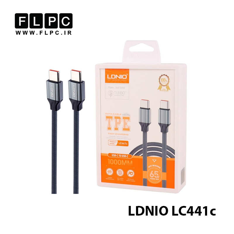 کابل دو سر تایپ سی مدل LDNIO LC441c
