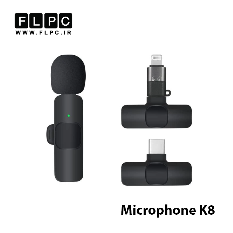 میکروفون یقه ای بی سیم مدل K8