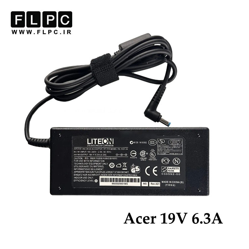 آداپتور لپ تاپ ایسر Acer 19V 6.3A _5.5*1.7 برند GIMO Plus