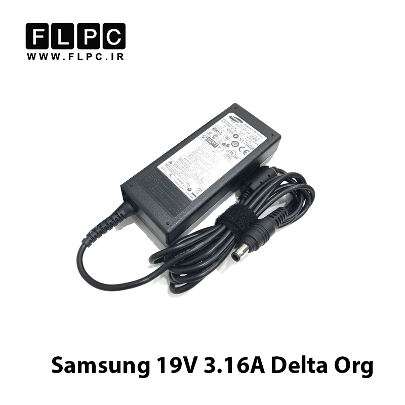آداپتور لپ تاپ سامسونگ Samsung 19V 3.16A Delta Org
