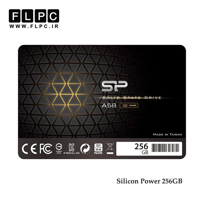 هارد SSD لپ تاپ 256 گیگابایت Silicon Power مدل A58