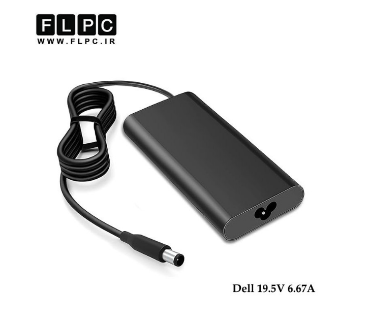 آداپتور لپ تاپ دل Dell 19.5V 6.67A PowerBank _7.4*5.0 - گارانتی بیمه ایران