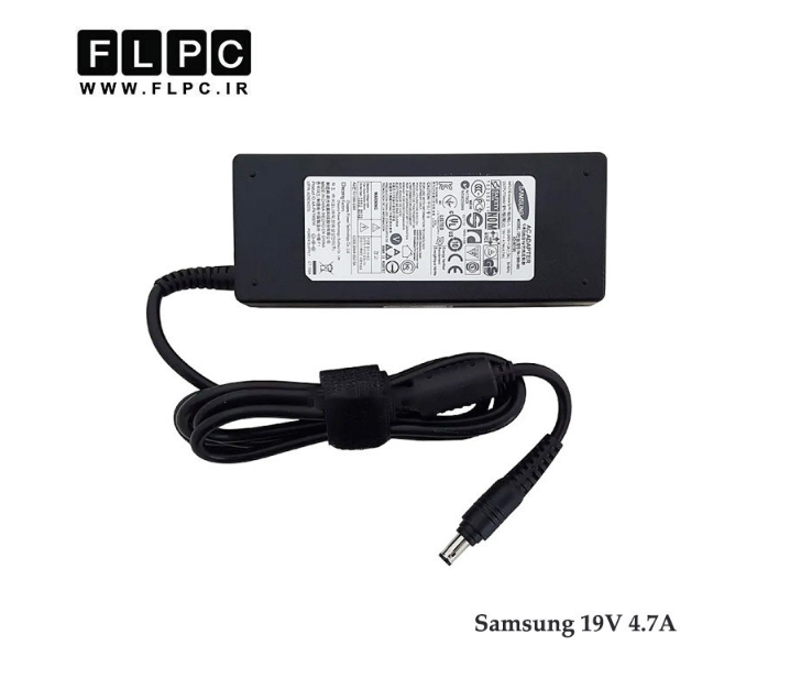 آداپتور لپ تاپ سامسونگ Samsung 19V 4.7A _5.5*3.0 - گارانتی بیمه ایران
