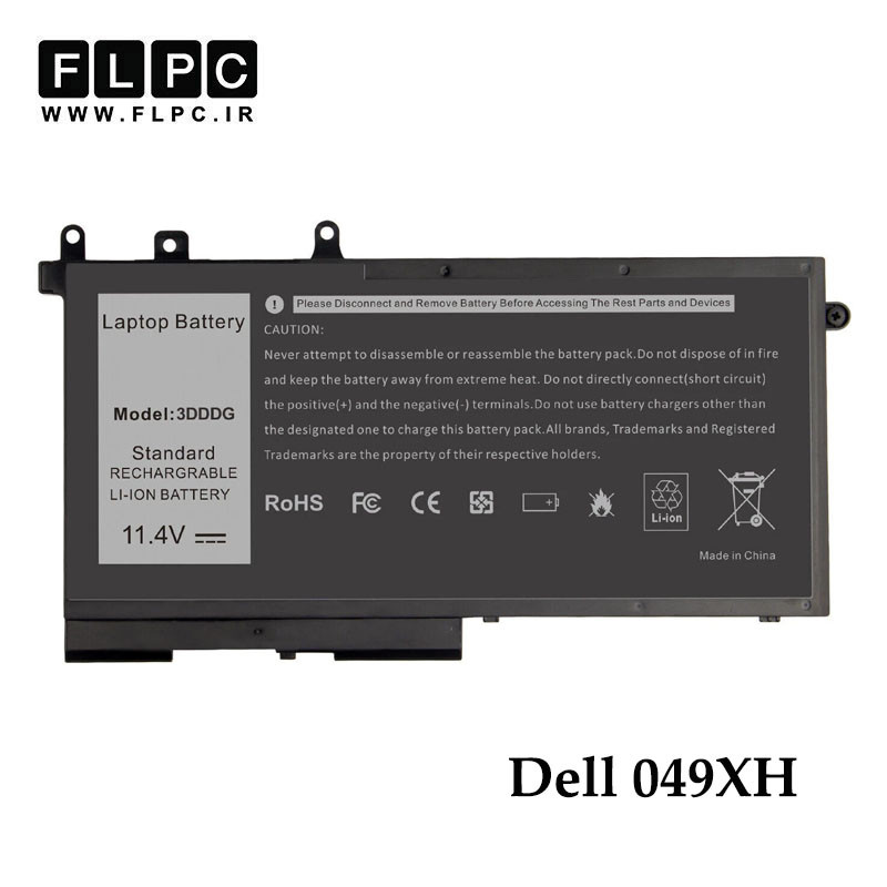 باتری لپ تاپ دل Dell 049XH _3000mAh برند Hyper Power