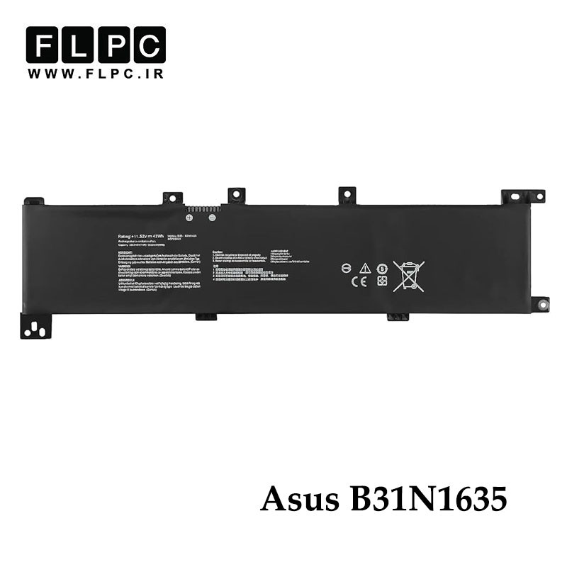 باتری لپ تاپ ایسوس Asus B31N1635 _3600mAh برند MM