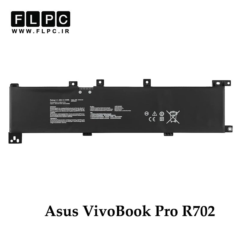 باتری لپ تاپ ایسوس Asus VivoBook Pro R702 _3600mAh برند MM