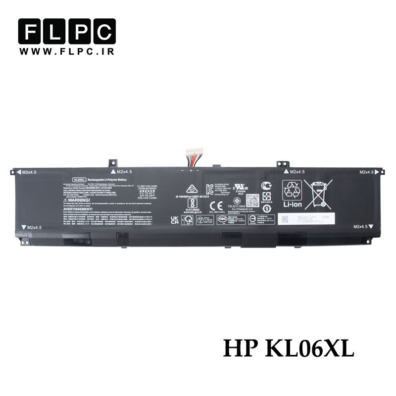 باتری لپ تاپ اچ پی HP KL06XL _6900mAh برند MM