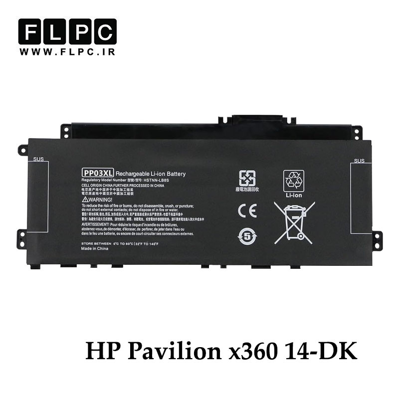 باتری لپ تاپ اچ پی HP Pavilion x360 14-DK _3400mAh برند MM