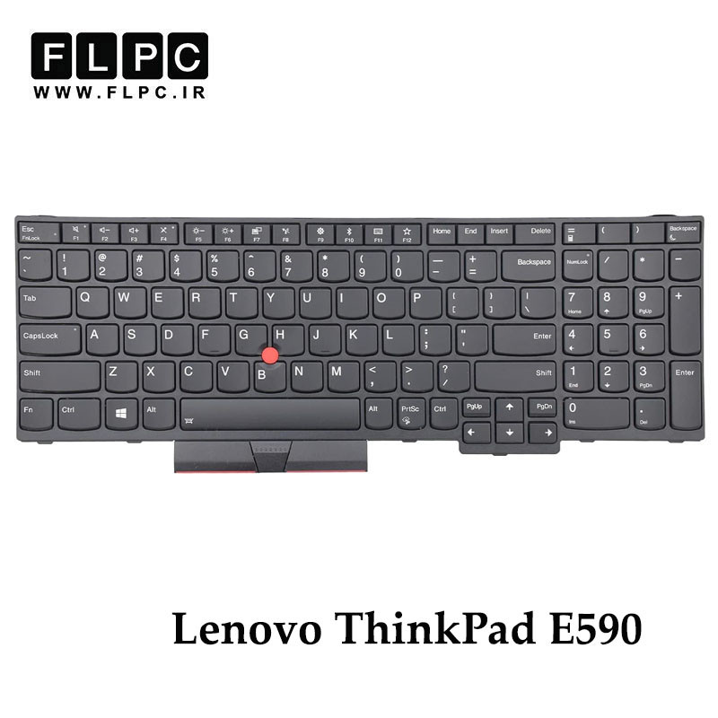 کیبورد لپ تاپ لنوو Lenovo ThinkPad E590 مشکی- با موس