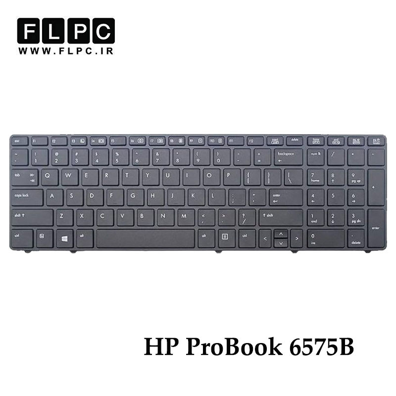 کیبورد لپ تاپ اچ پی HP ProBook 6575B بدون موس- سه پیچ- فلت 9 سانتی