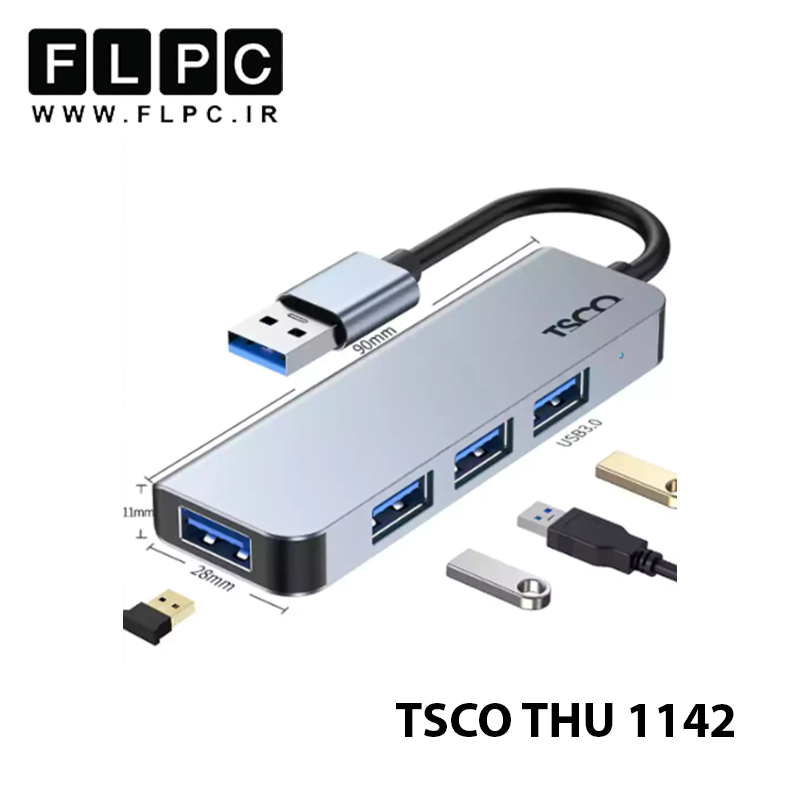 هاب 4 پورت تسکو مدل USB THU 1142