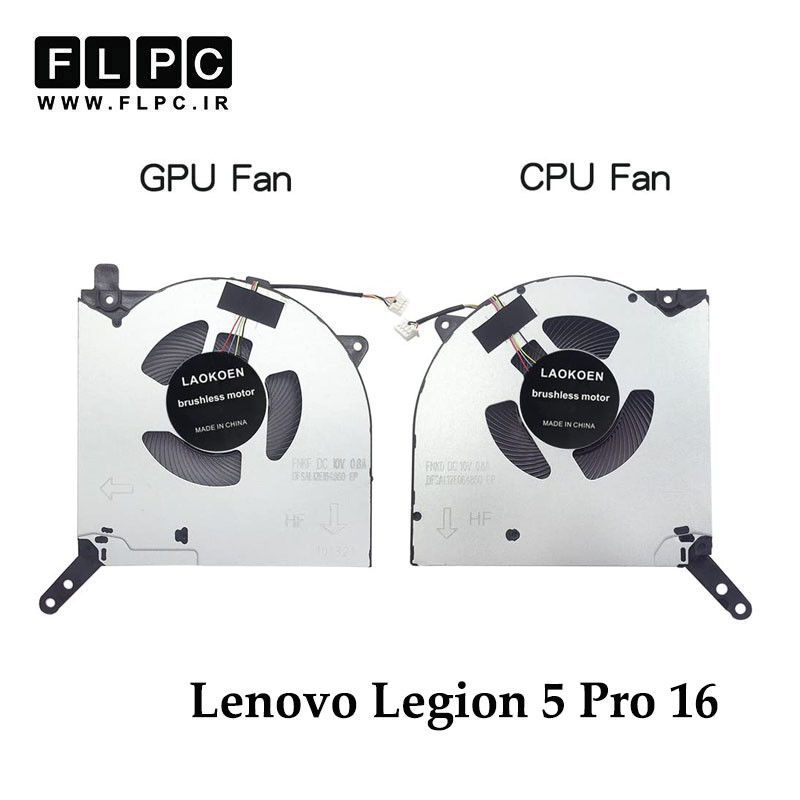فن لپ تاپ لنوو Lenovo Legion 5 Pro 16Inch _12V چهارسیم- اورجینال