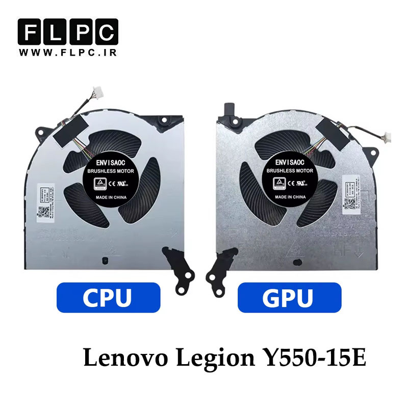 فن لپ تاپ لنوو Lenovo Legion Y550-15E _12V چهارسیم