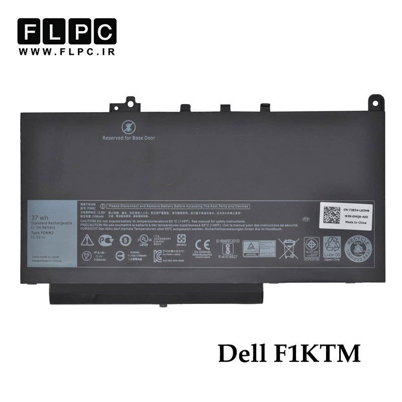 باتری لپ تاپ دل Dell F1KTM _3600mAh