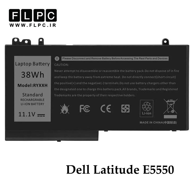 باتری لپ تاپ دل Dell Latitude E5550 _3400mAh