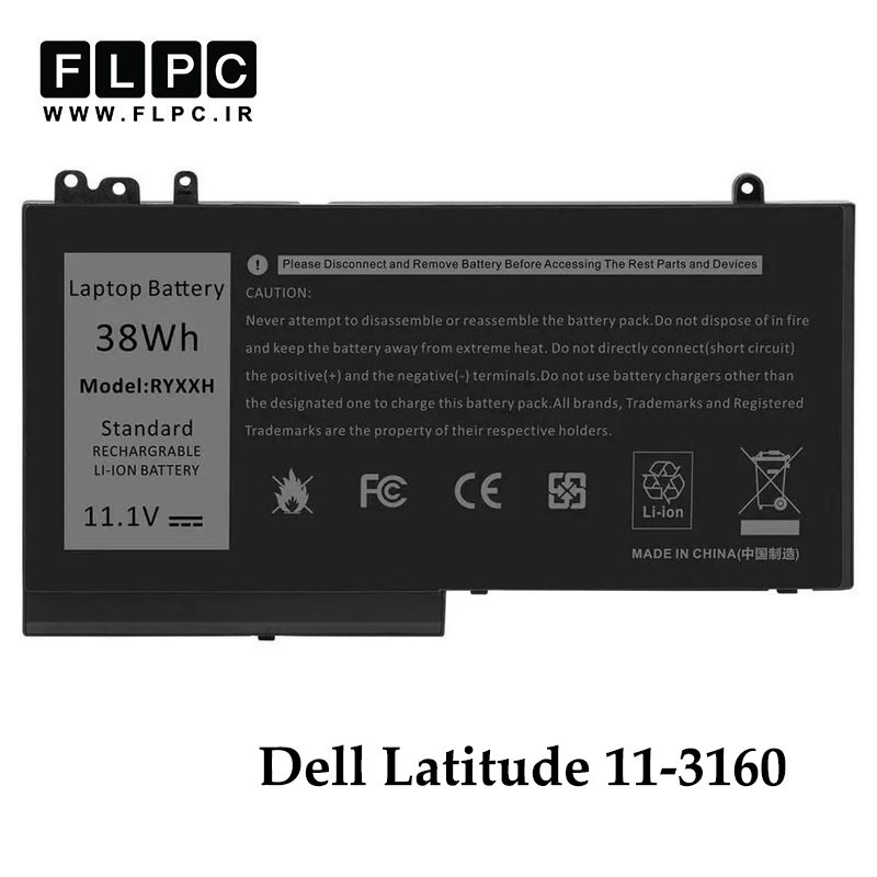 باتری لپ تاپ دل Dell Latitude 11-3160 _3400mAh