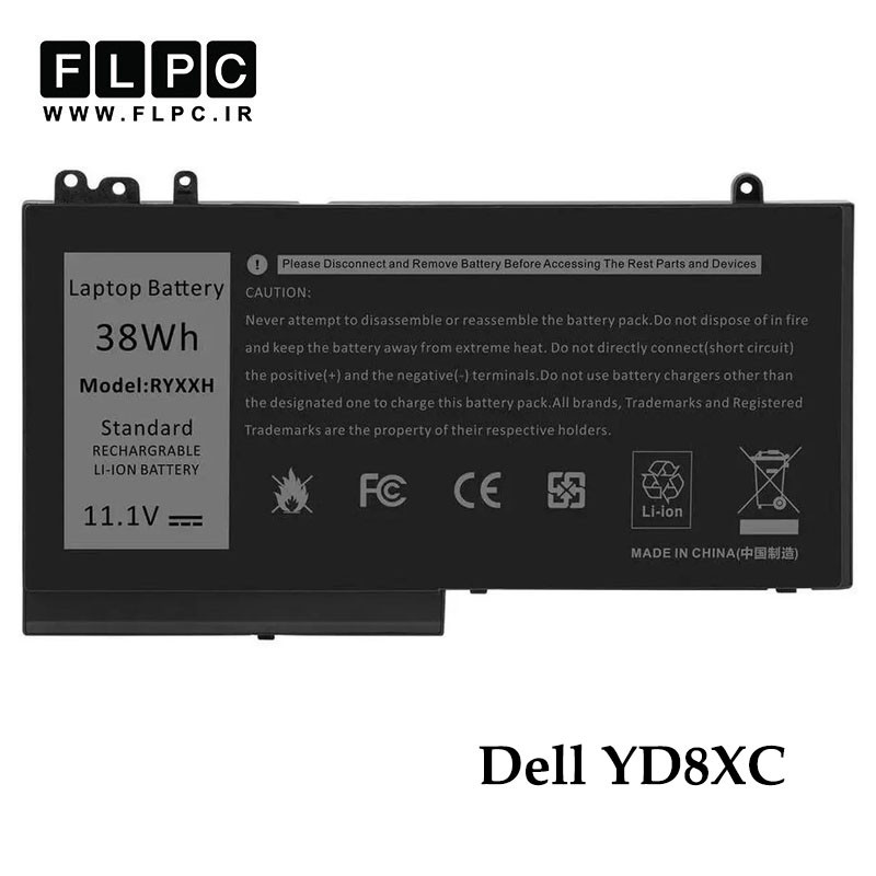 باتری لپ تاپ دل Dell YD8XC _3400mAh