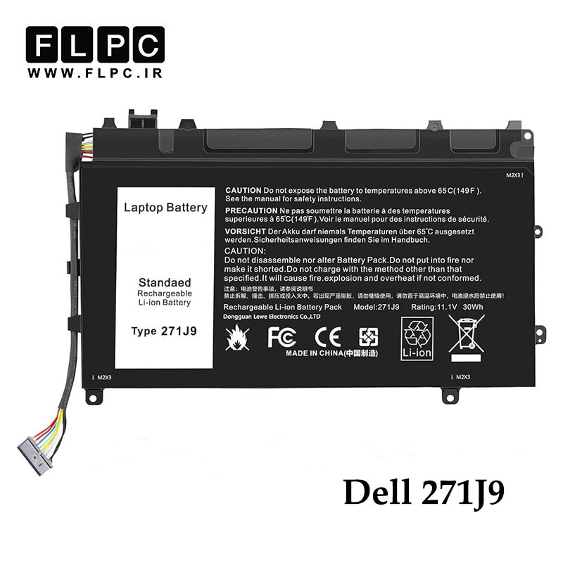 باتری لپ تاپ دل Dell 271J9 _3000mAh برند MM
