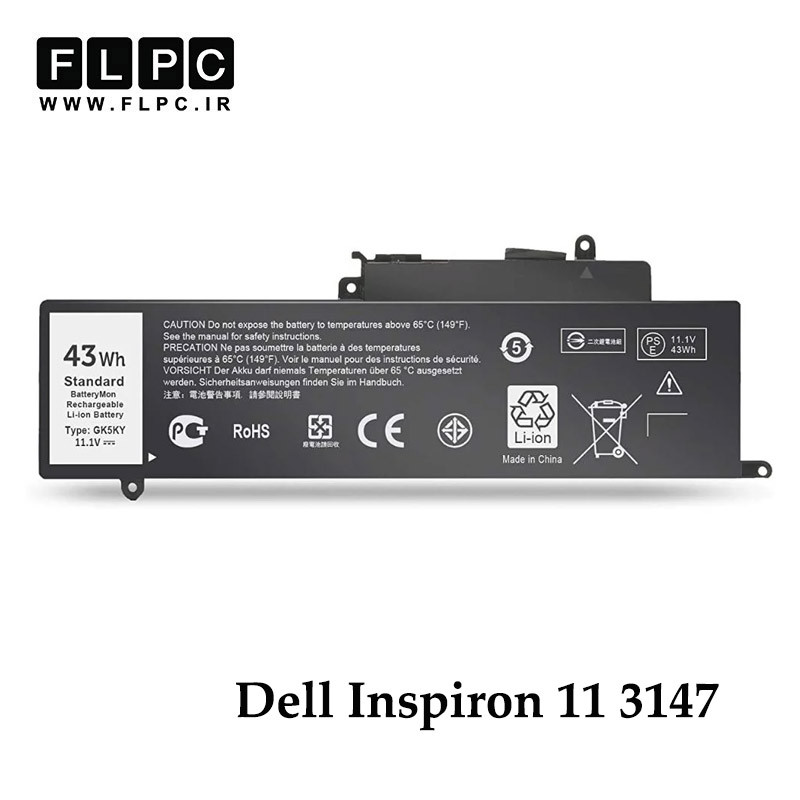 باتری لپ تاپ دل Dell Inspiron 11-3147 _3500mAh برند MM