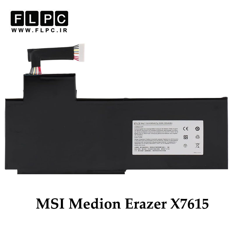 باتری لپ تاپ ام اس آی MSI Medion Erazer X7615 _5300mAh برند MM