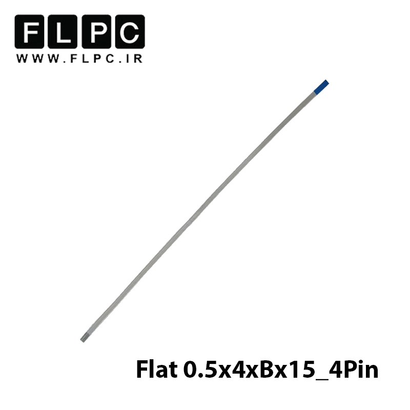 فلت ریبون لپ تاپ 4 پین 15 سانتی متر ریز 0.5x4xBx15_4Pin