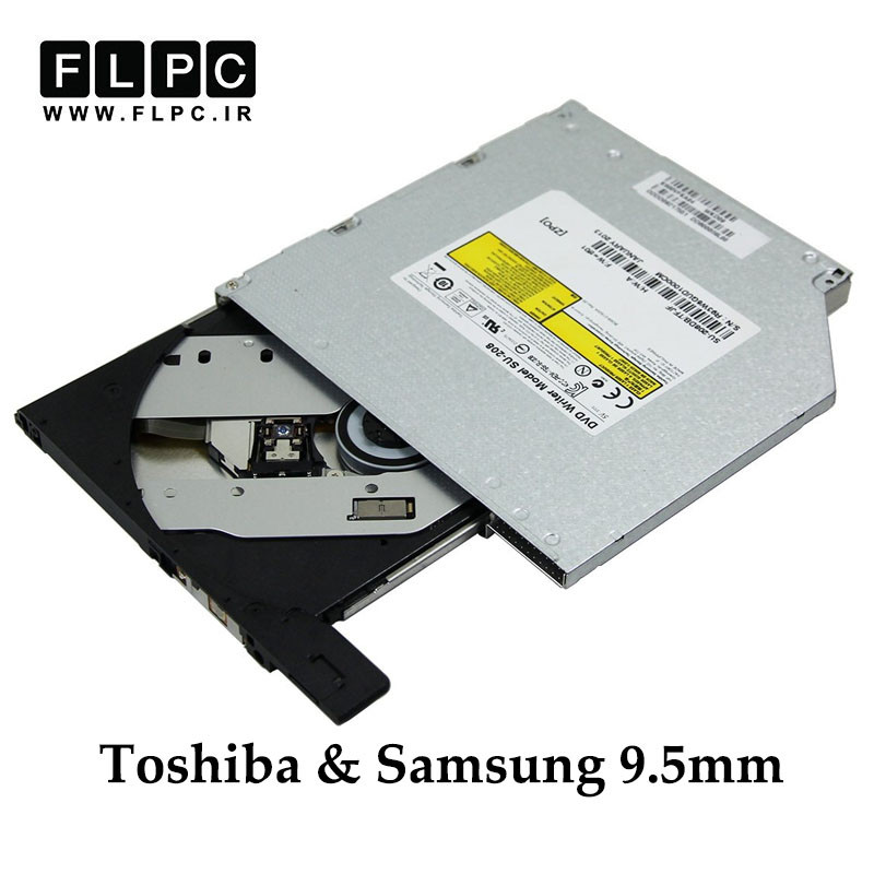 درایو لپ تاپ دی وی دی رایتر Toshiba & Samsung Sata Superslim _9.5mm ریفر